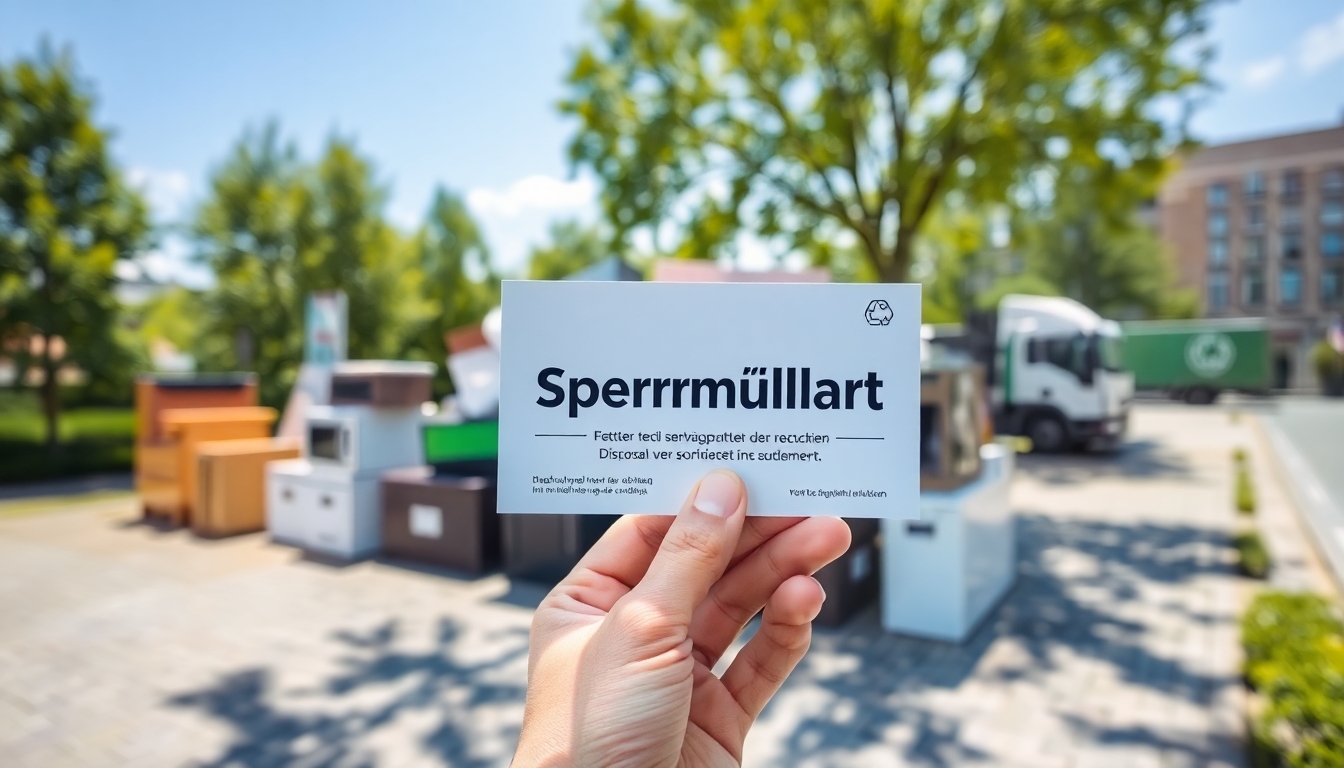 Wie bekomme ich eine neue Sperrmüllkarte 3 Tipps für die richtige Entsorgung mit der Sperrmüllkarte