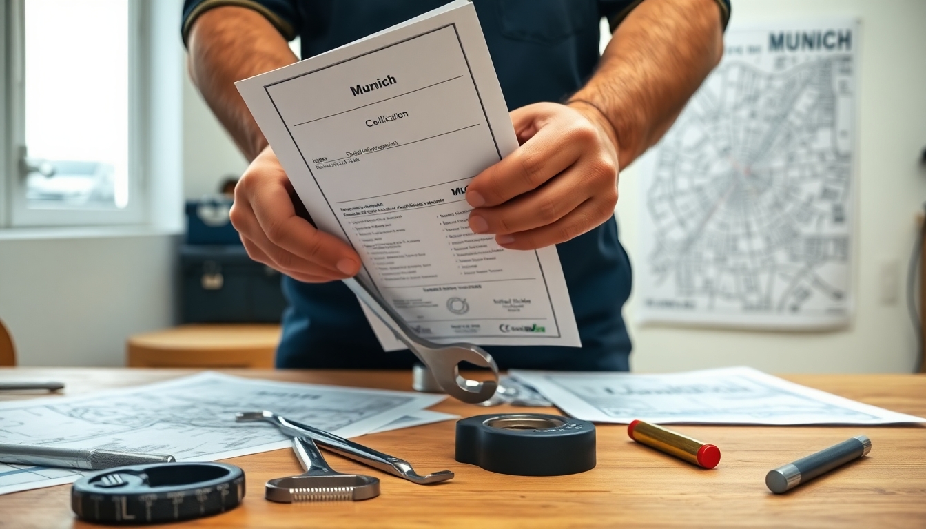 Wie finde ich einen Klempner in München, der wirklich kommt 2 Qualifikationen und Zertifikate prüfen