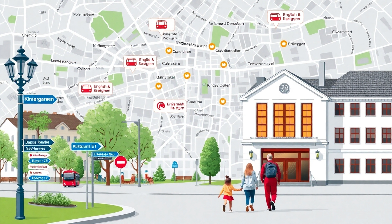 Wie komme ich in eine englische Kita in München 1 Standort und Erreichbarkeit