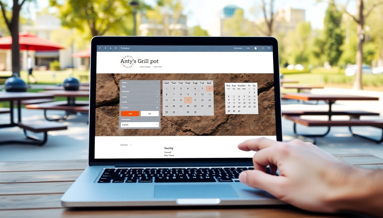 Wie reserviere ich einen städtischen Grillplatz 1 Online Reservierungssysteme