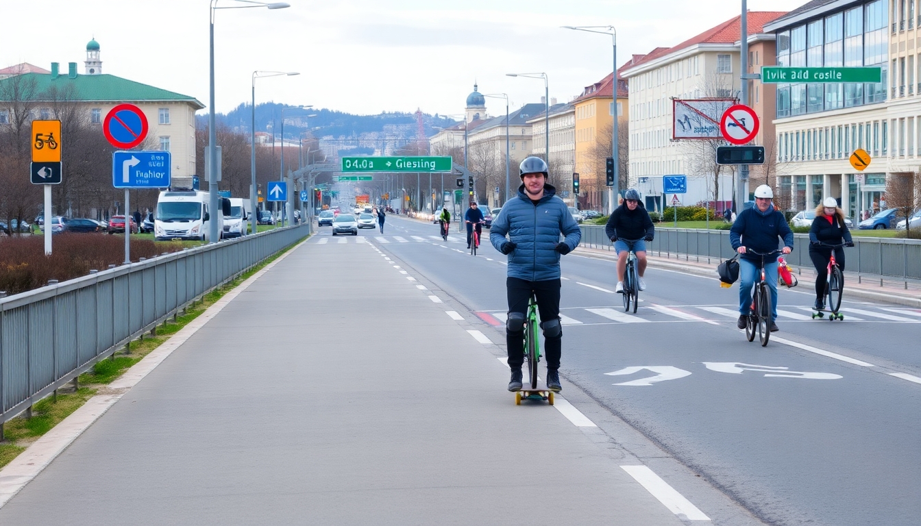 Verkehrsregeln und Skate-Verhalten