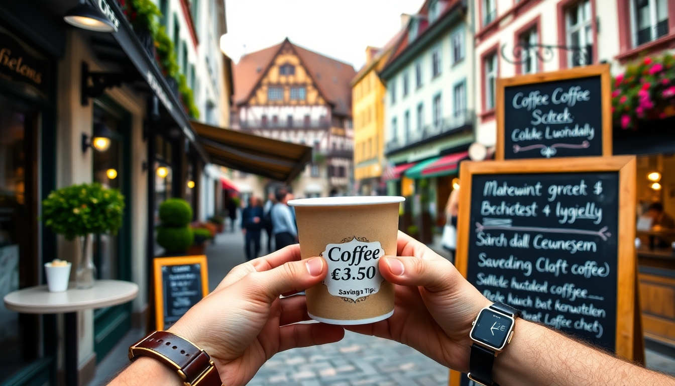 Wie trinke ich Kaffee in München unter 3,50 € 1 Kaffee zum Mitnehmen: Spartipps