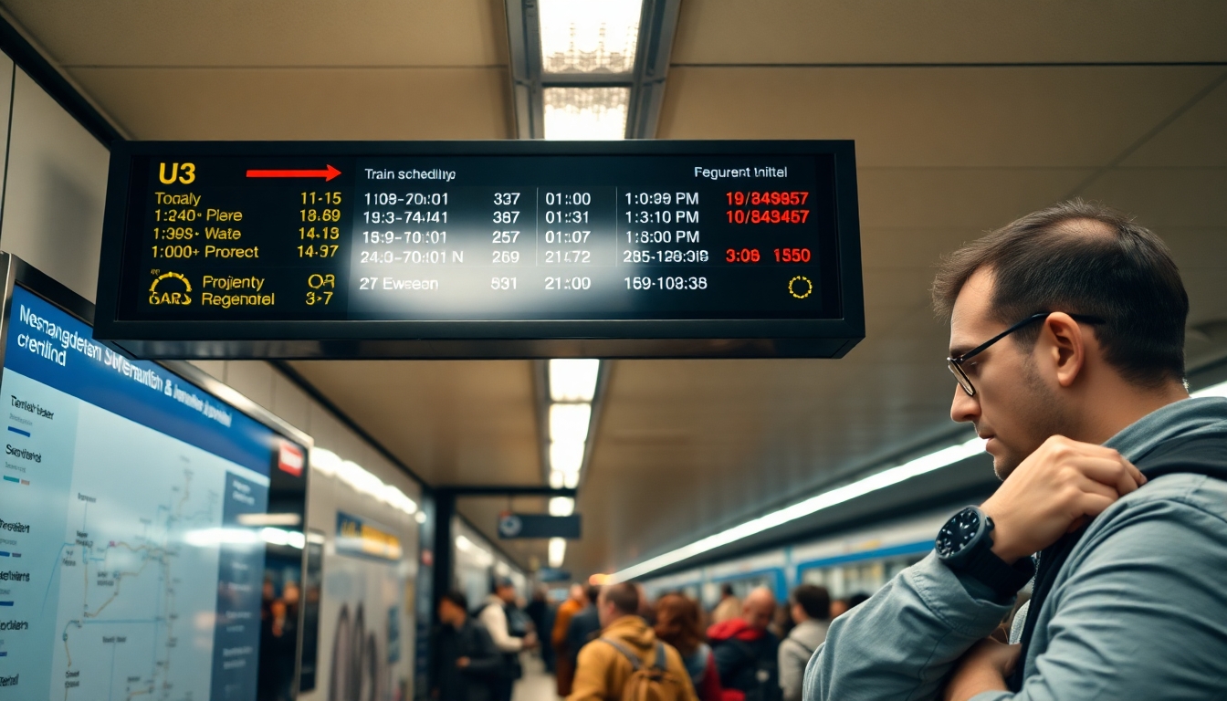 Wie vermeide ich die U3-Warteschlange morgens 1 Fahrpläne und Frequenzoptimierung