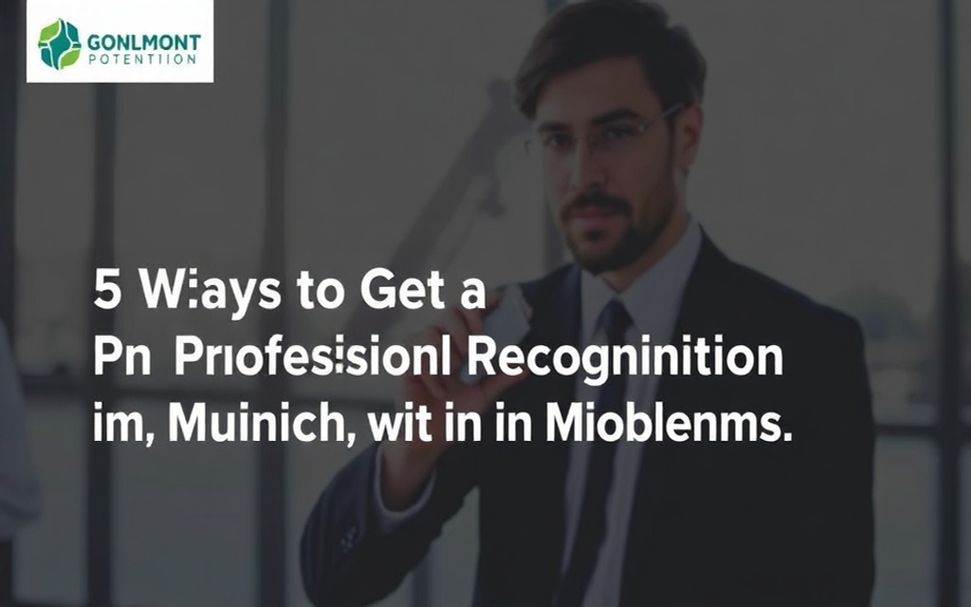 5 Wege, um eine Berufsanerkennung in München ohne Probleme zu erhalten