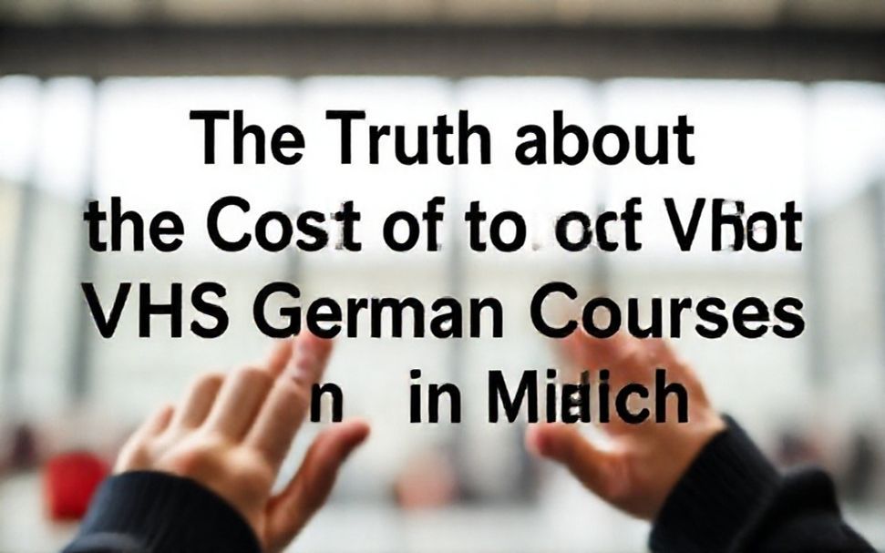 Die Wahrheit über die Kosten der VHS-Deutschkurse in München