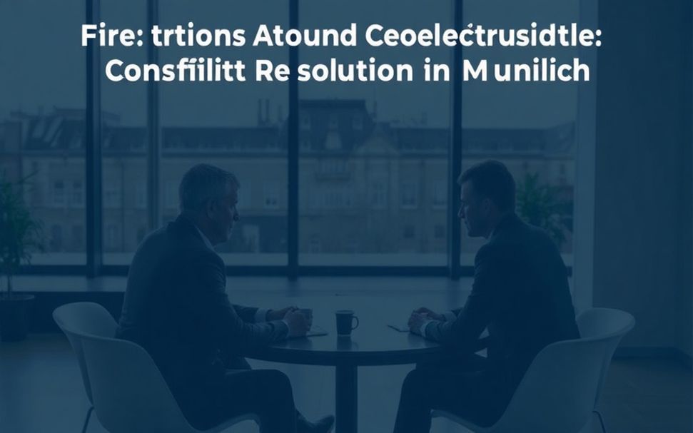 Die Wahrheit über Konfliktlösung in München: Was Sie wissen müssen, bevor Sie die Schlichtungsstelle aufsuchen