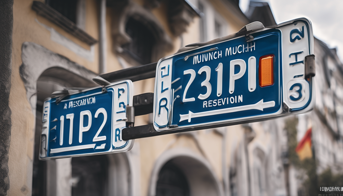 Wunschkennzeichen München reservieren: Einfach und schnell zum Wunschkennzeichen 5 Schritte zur schnellen und unkomplizierten Reservierung Ihres Wunschkennzeichens in München