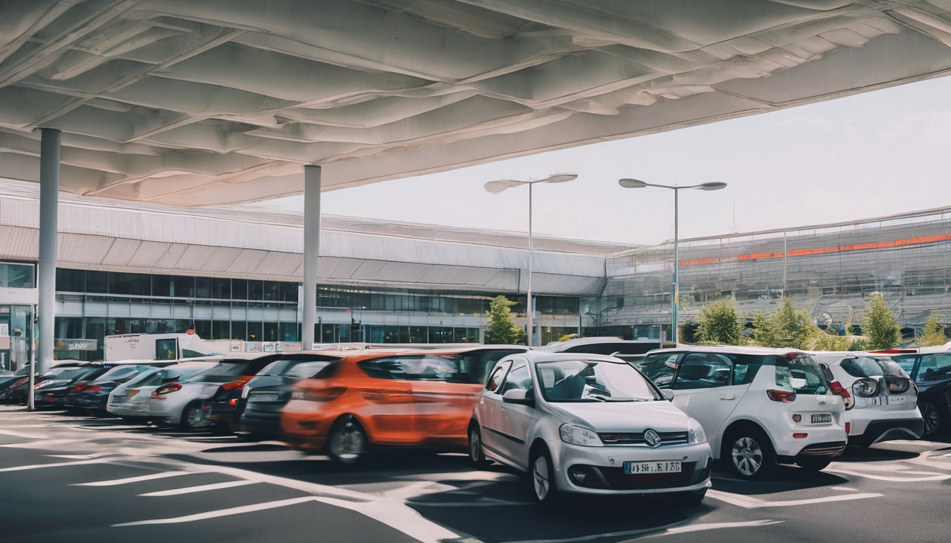 So finden Sie die günstigsten Parkplätze in den Bereichen P1 bis P4 am Flughafen Nürnberg