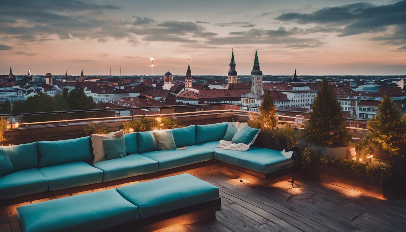 So findest du die perfekte Dachterrasse in München für einen unvergesslichen Abend