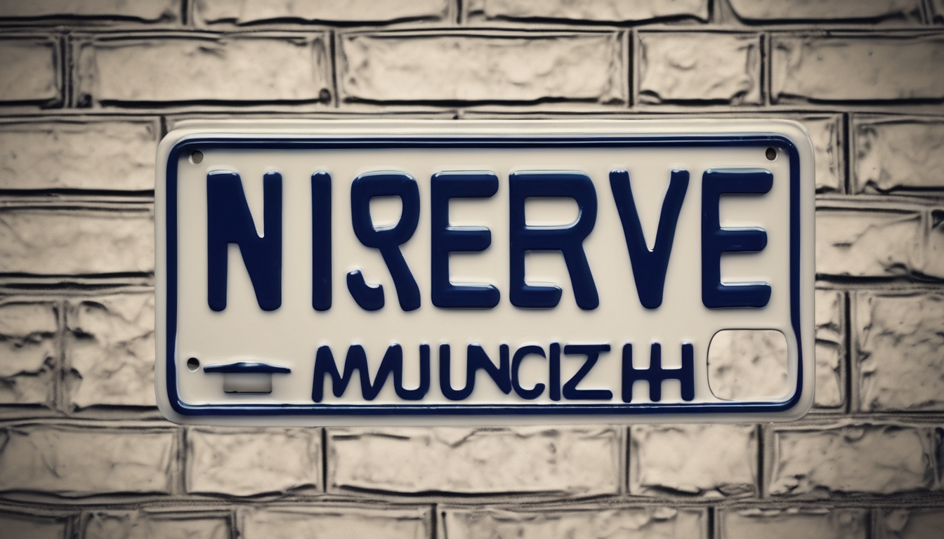 Wunschkennzeichen München reservieren: Einfach und schnell zum Wunschkennzeichen 1 So reservieren Sie Ihr Wunschkennzeichen in München im Handumdrehen