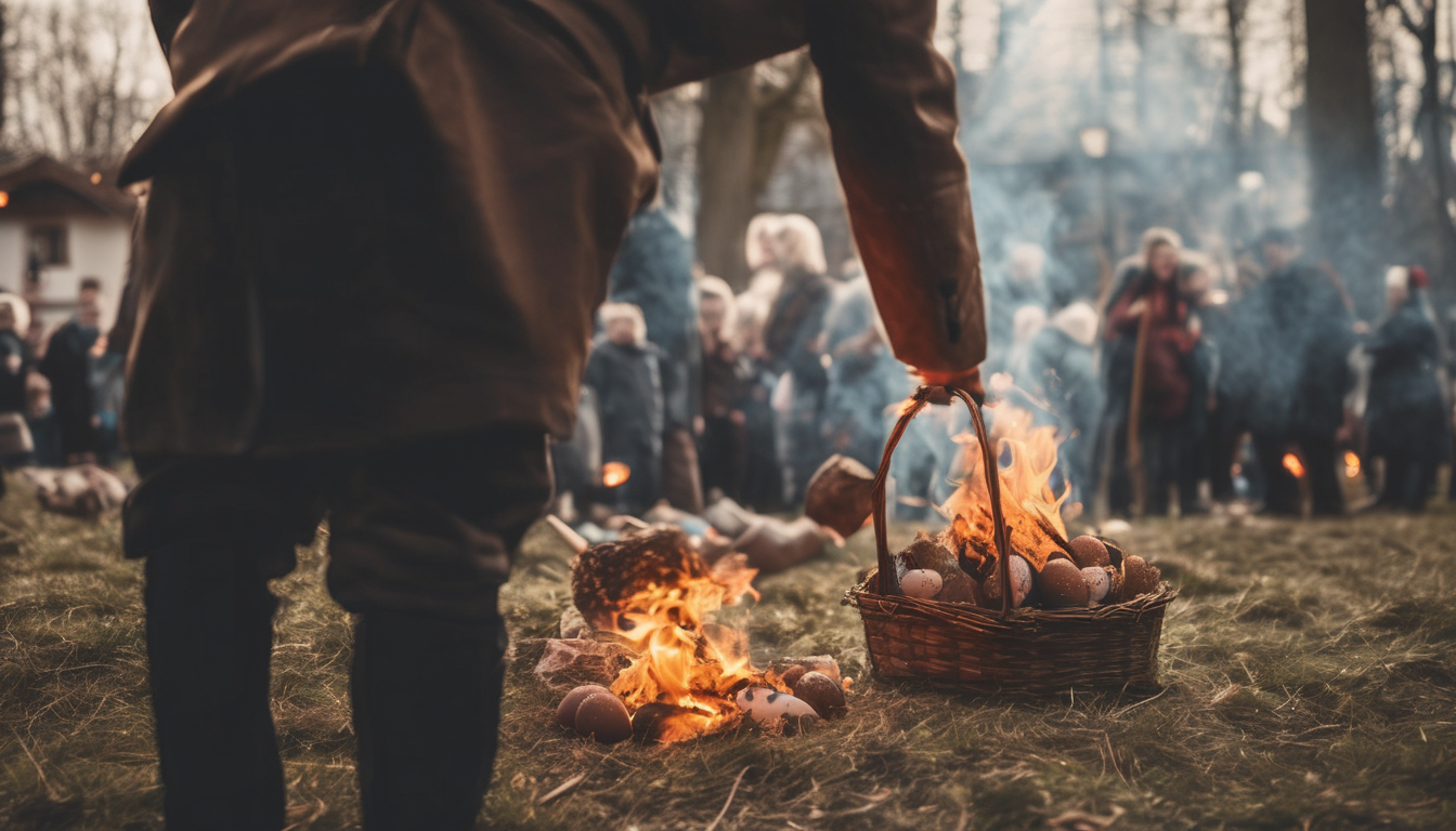 Ostern in Bayern: Traditionen und Bräuche im Überblick 4 Warum das Osterfeuer in Bayern eine jahrhundertealte Tradition ist