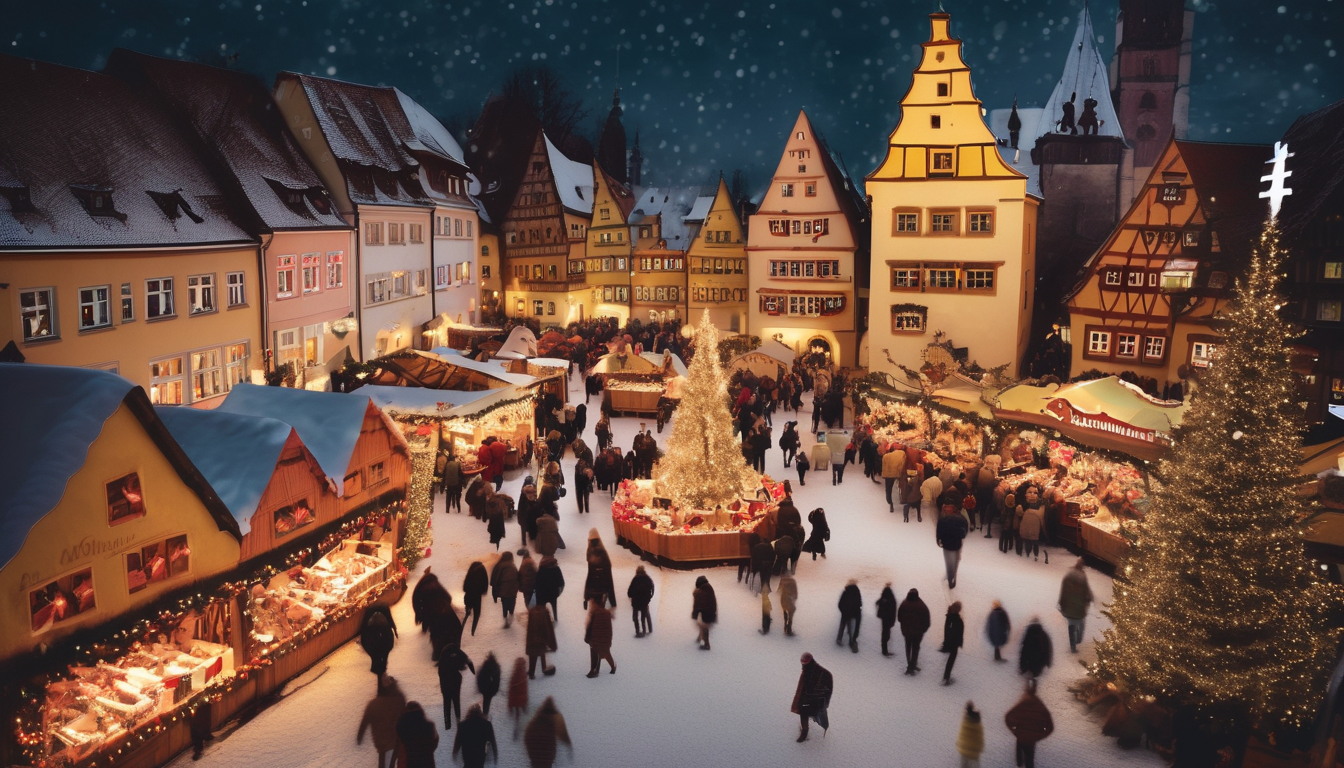 Wie der Rothenburg Weihnachtsmarkt Märchenhaft in festliche Stimmung eintauchen lässt
