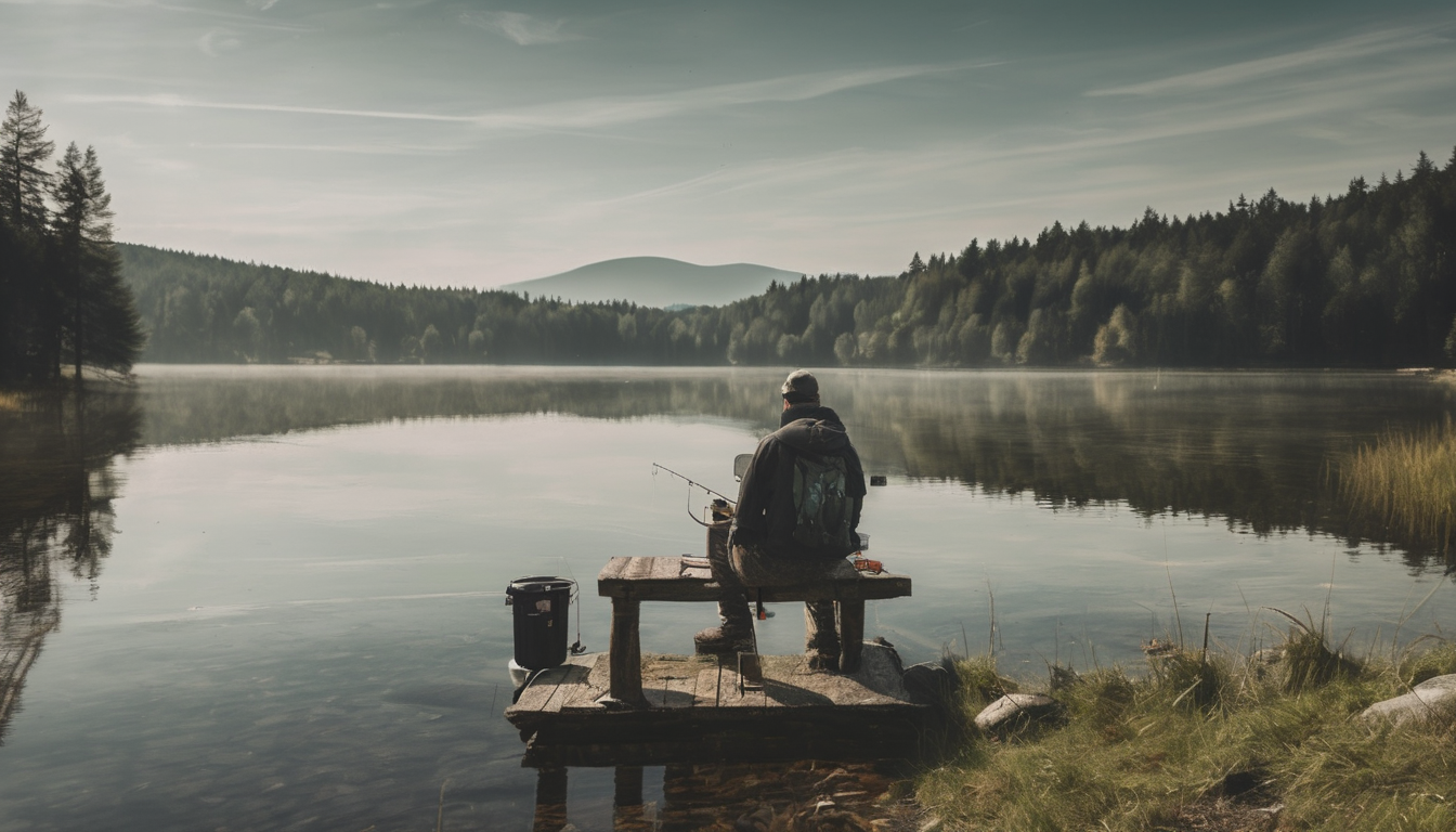 Wie man den perfekten Angelplatz am Eging am See im Bayerischen Wald findet