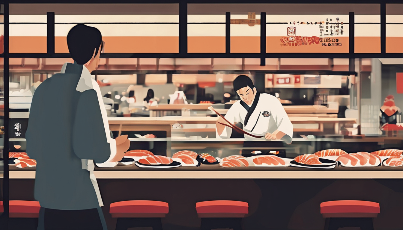 Wie Running Sushi München: Japan-Restaurants frischen Sushi garantiert