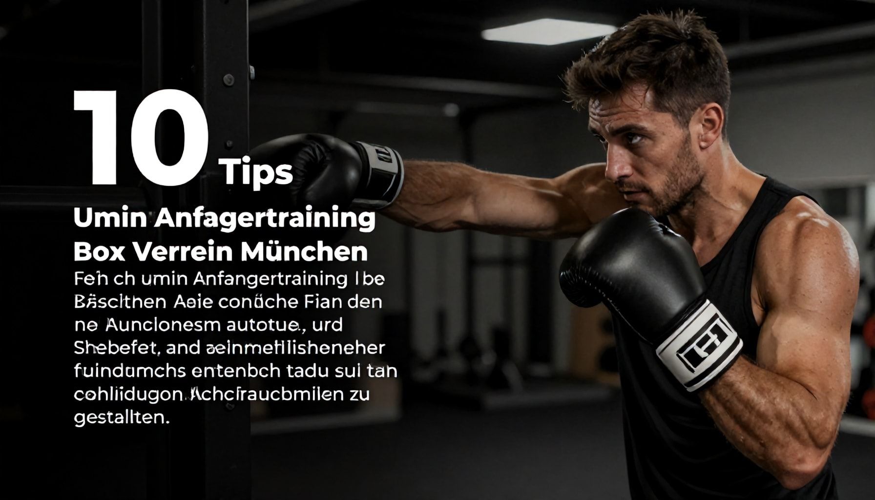 10 Tipps, um dein Anfängertraining bei Boxverein München nachhaltig zu gestalten