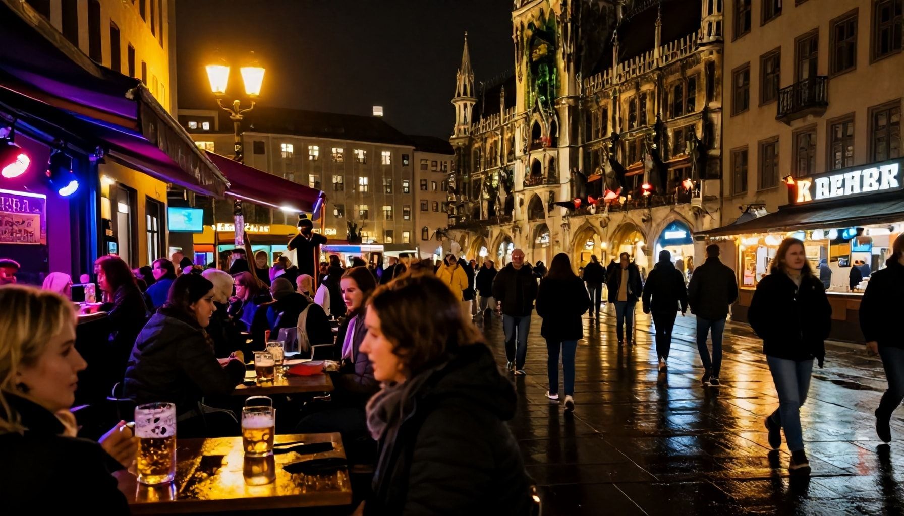 Abendliche Unterhaltung für Nachtschwärmer