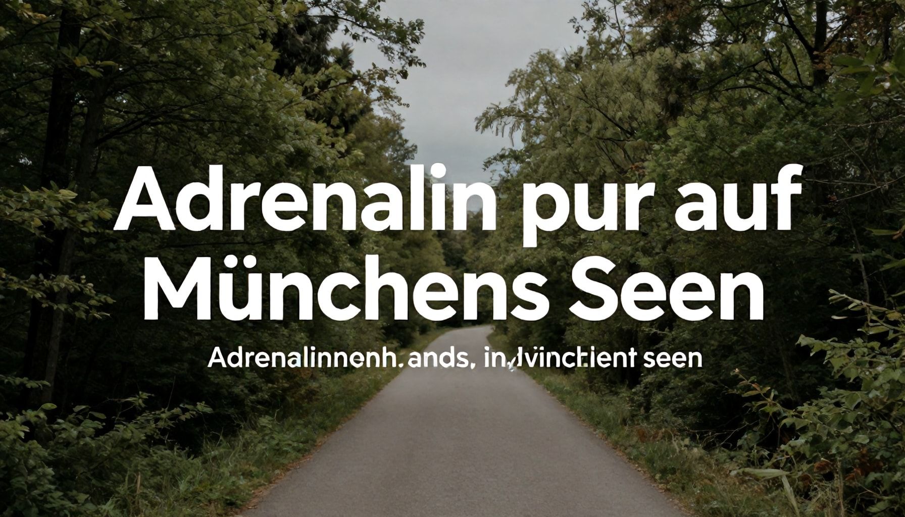 Adrenalin pur auf Münchens Seen