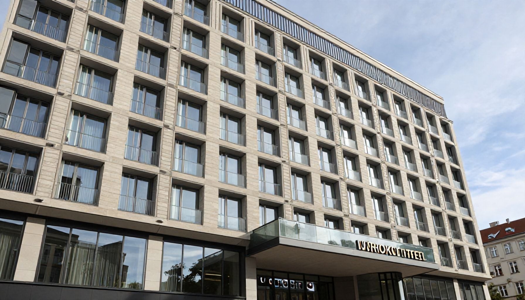 Architektonische Meisterleistung mit 200 Zimmern