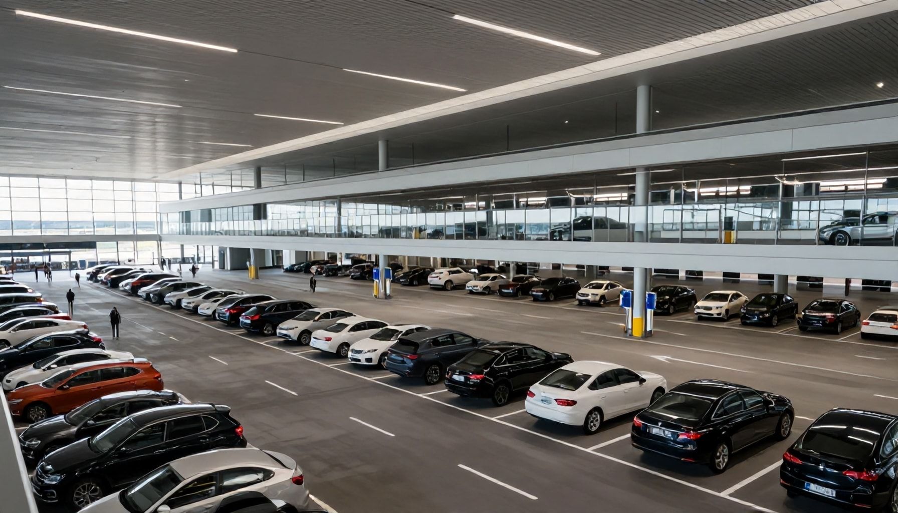 Architektur und Kapazitäten des neuen Parkhauses