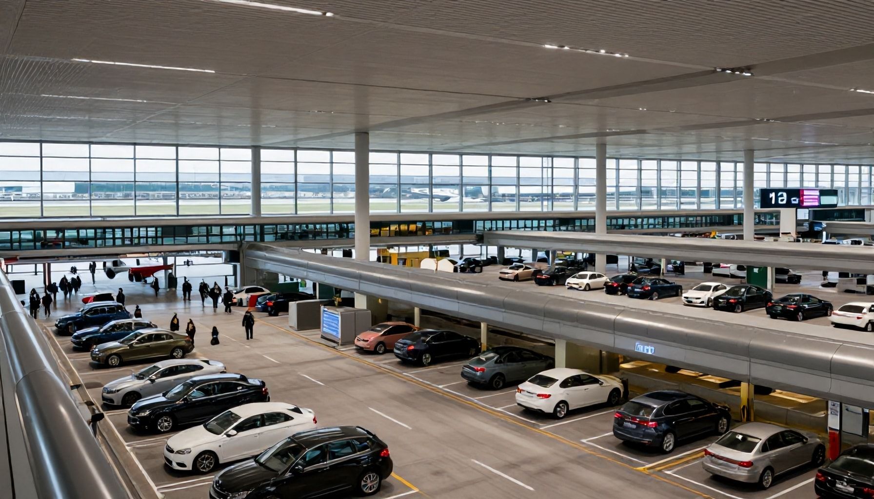 Ausbau des Parkhauses Terminal 1