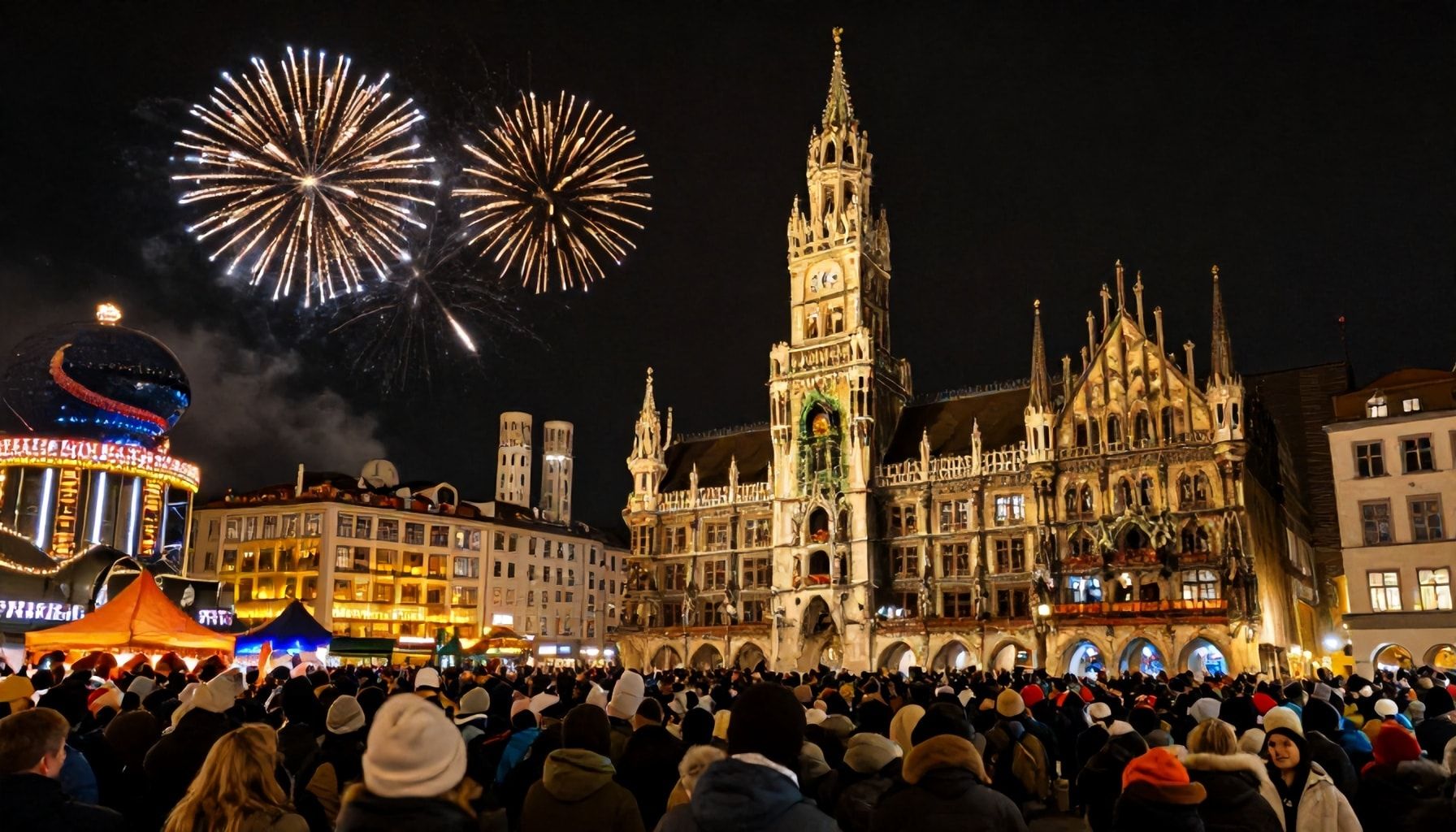 Ausblick auf Silvester 2025 in München