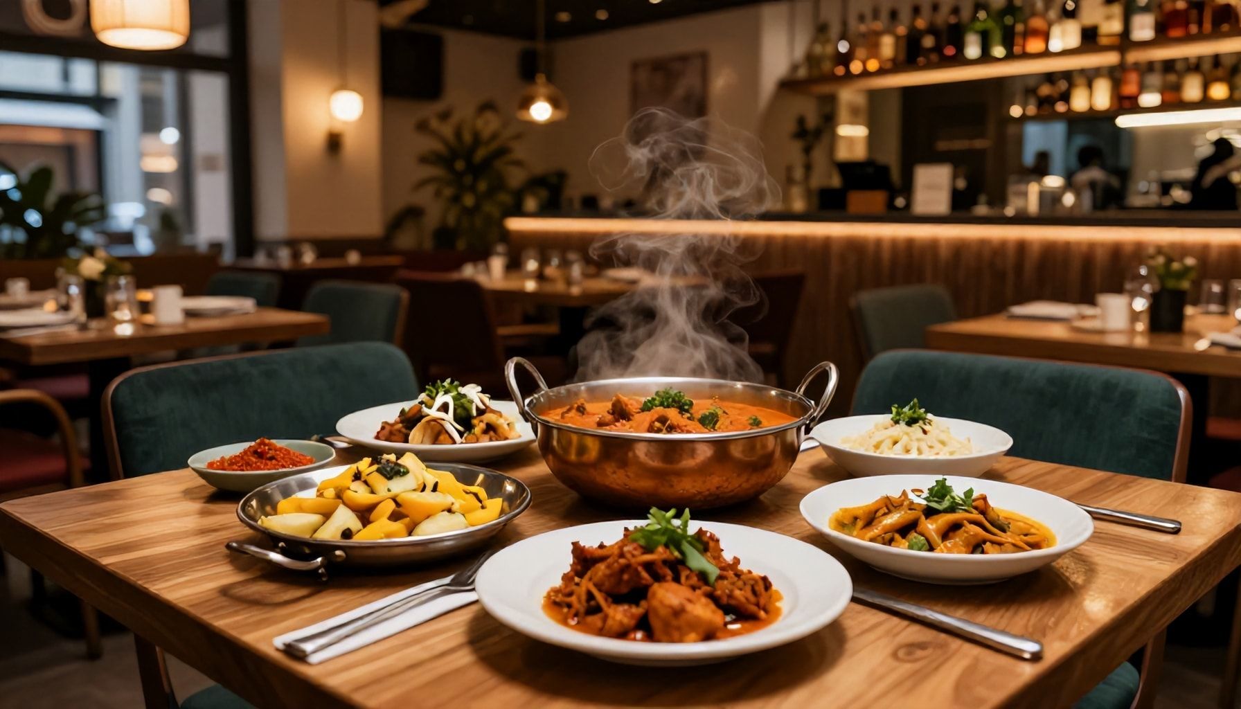 Authentische Gerichte und moderne Atmosphäre