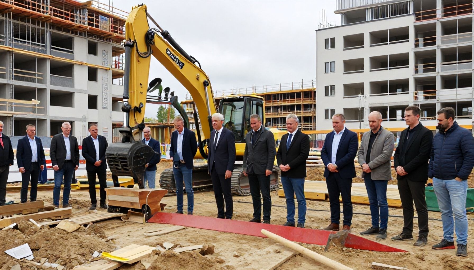 Baubeginn und voraussichtliche Fertigstellung