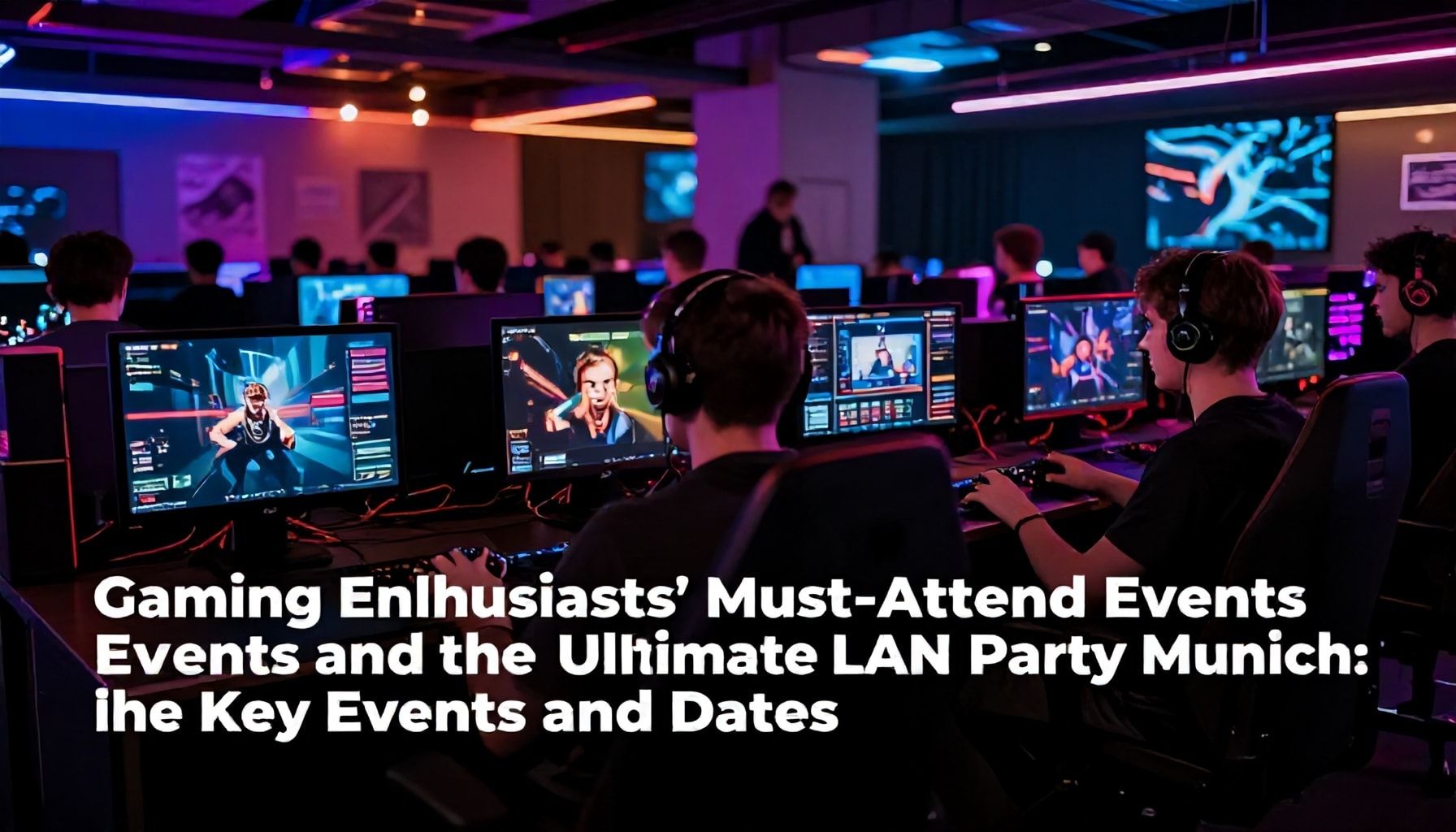 Beliebte Events für Gaming-Enthusiasten