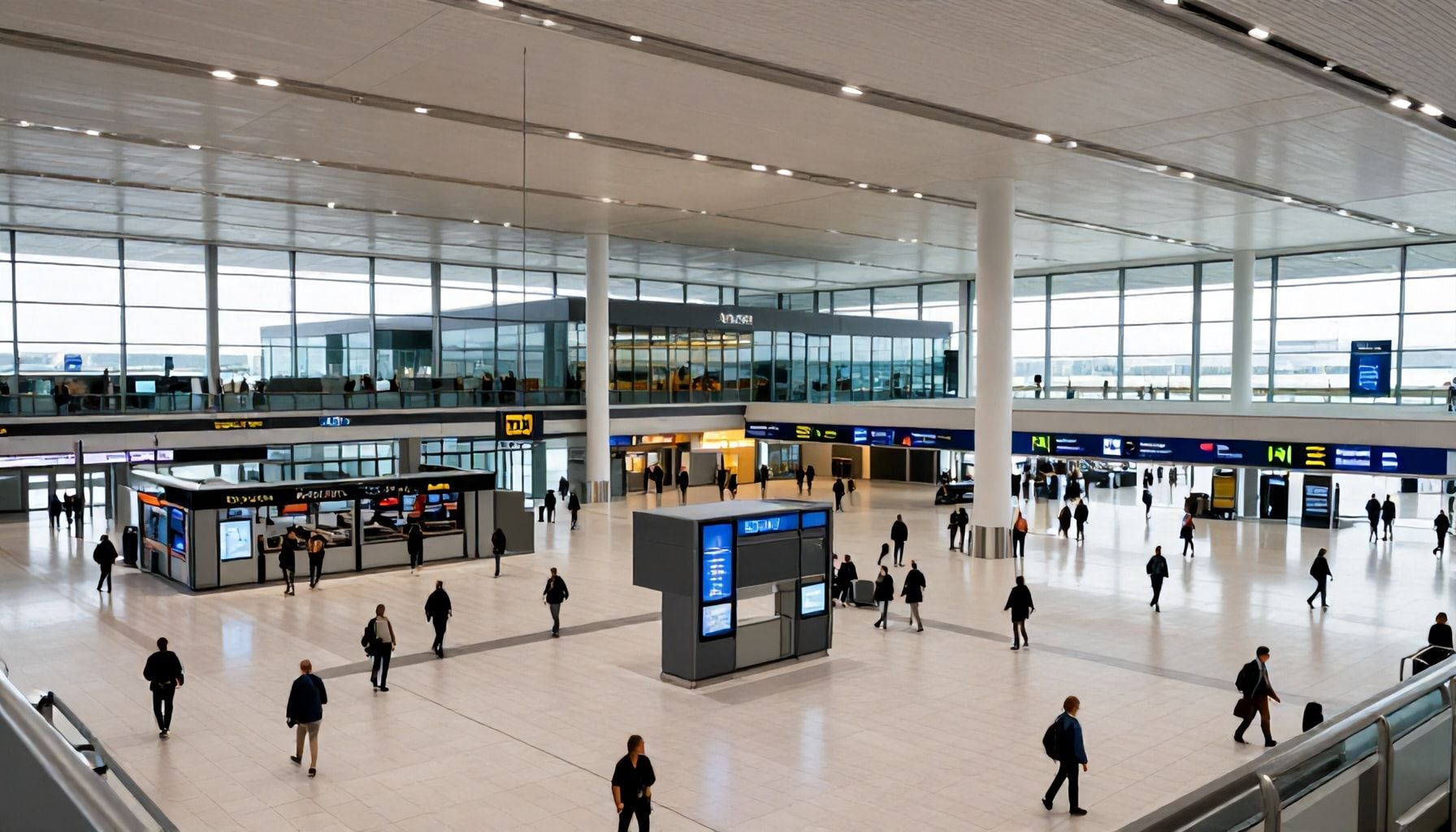 Bequemer Zugang zu Terminals und öffentlichen Verkehrsmitteln