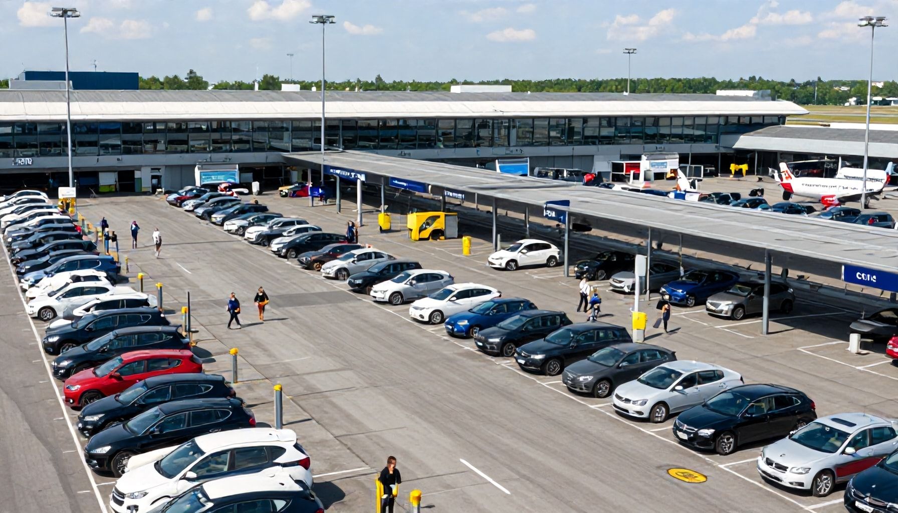 Bequemes Parken für Reisende