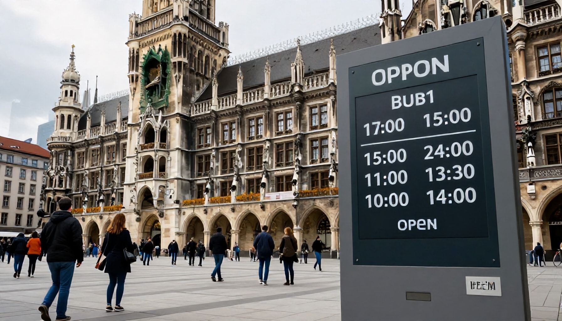 Besucherinformationen und Öffnungszeiten