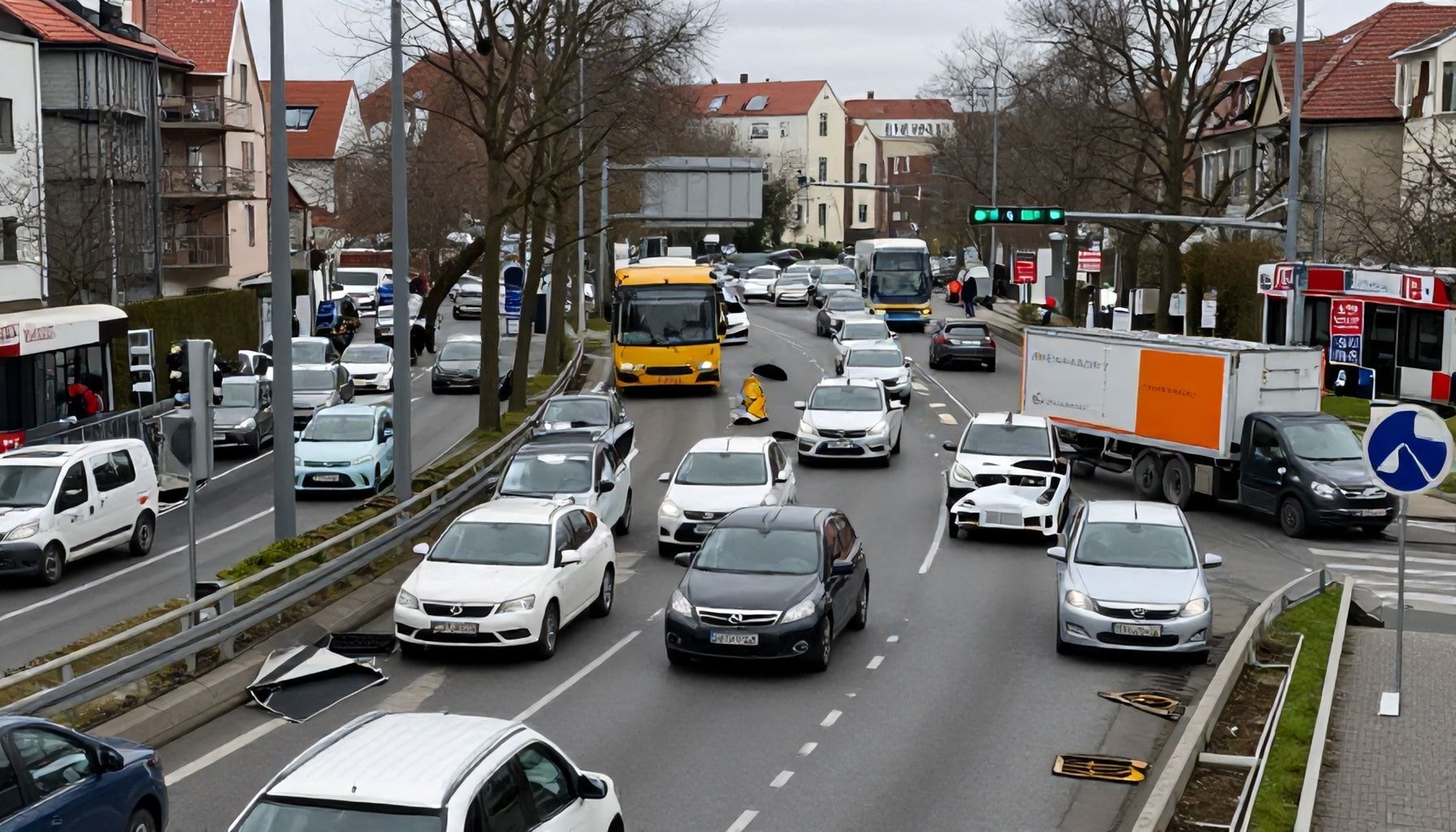 Betroffene Abschnitte und Umleitungen