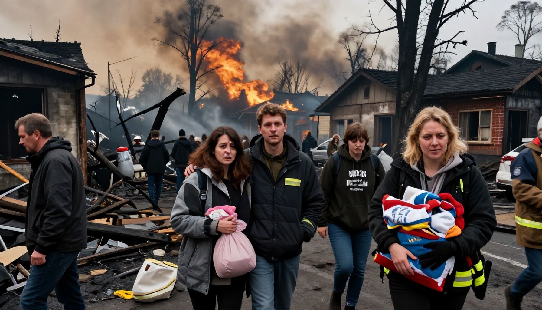 Betroffene Gebiete und Evakuierungen