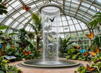 Neue Schmetterlingshaus im Botanischen Garten München eröffnet