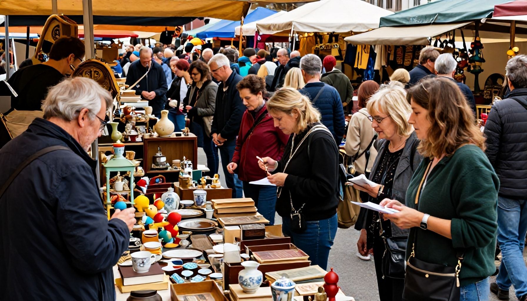 Buntes Treiben zwischen Antiquitäten und Kuriositäten