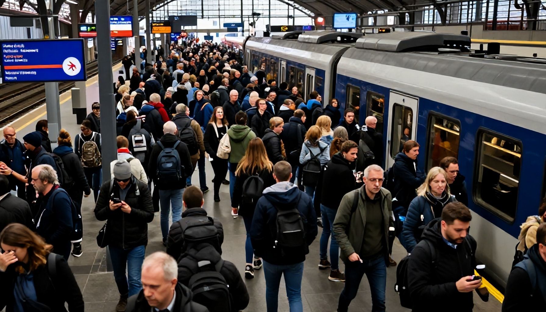Chaos am Münchner Hauptbahnhof