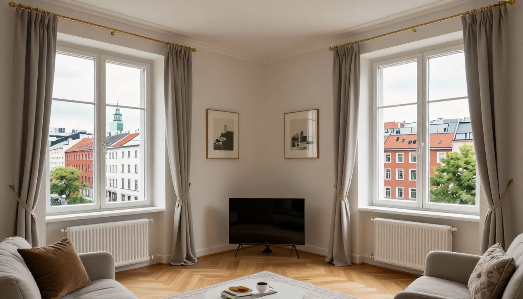 Charme und Lage der Zwei-Zimmer-Wohnung