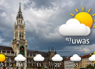 München erwartet heute 18 Grad und gelegentliche Schauer