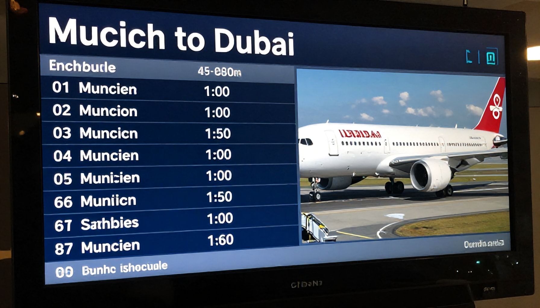 Details zum erweiterten Flugplan