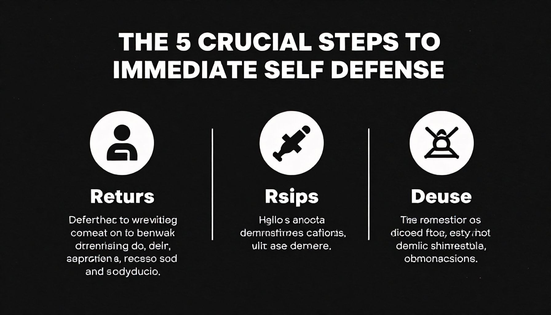 Die 5 entscheidenden Schritte zur sofortigen Selbstverteidigung
