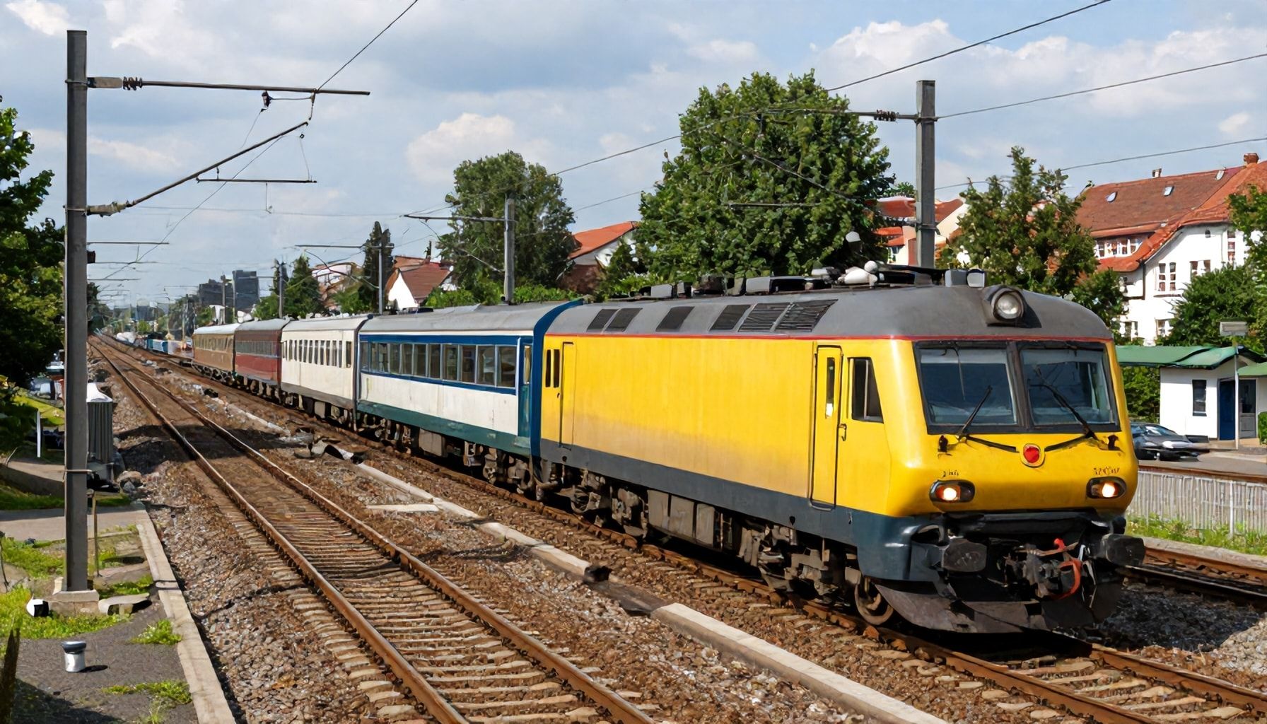 Die Anfänge der Zugverbindung