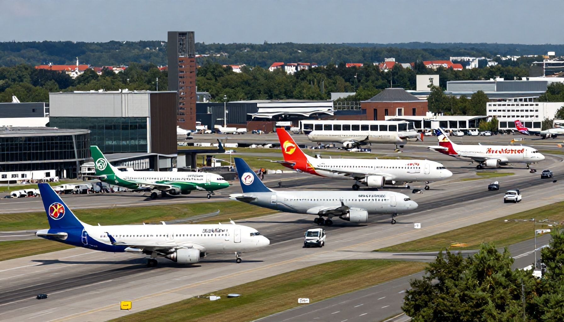 Die beliebte Flugroute zwischen Bayern und Hamburg