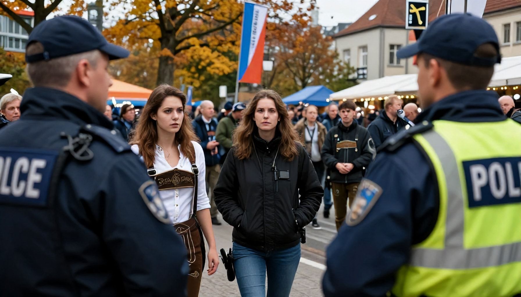 Die Bombendrohung und die Polizeimaßnahmen