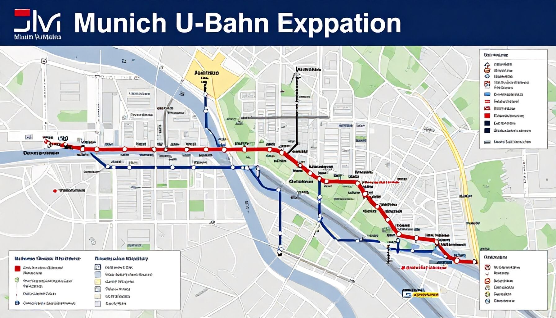 Die geplanten Strecken und Stationen