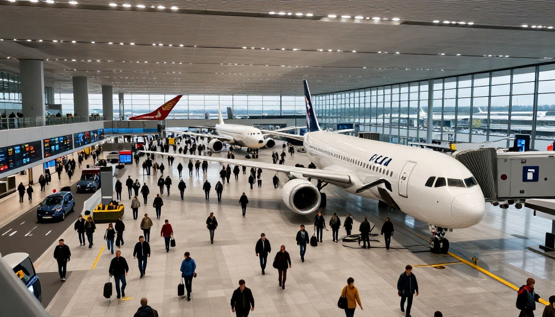 Die häufigsten Ankunftszeiten am Flughafen