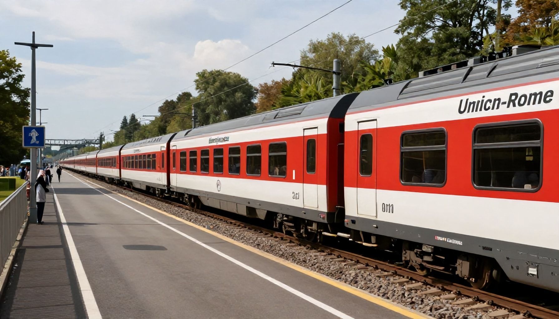 Die historische Strecke von München nach Rom