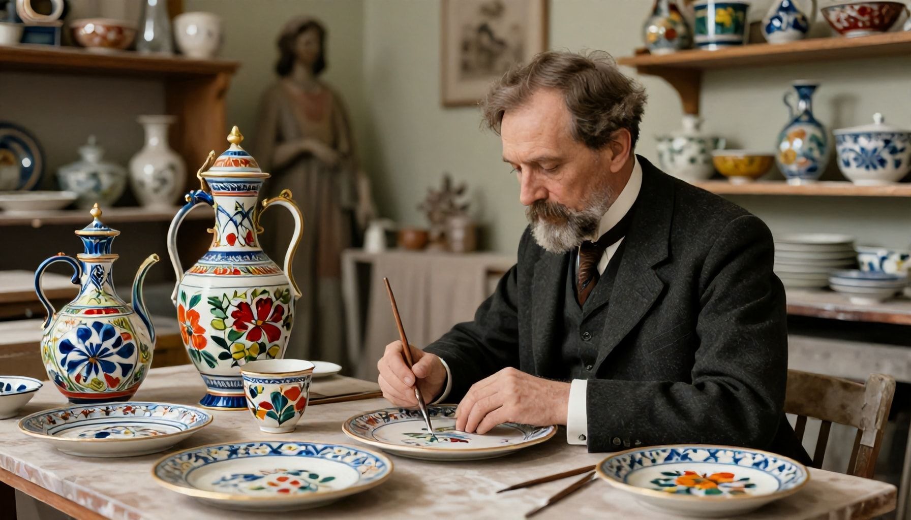 Die Wurzeln der Keramikmalerei in München