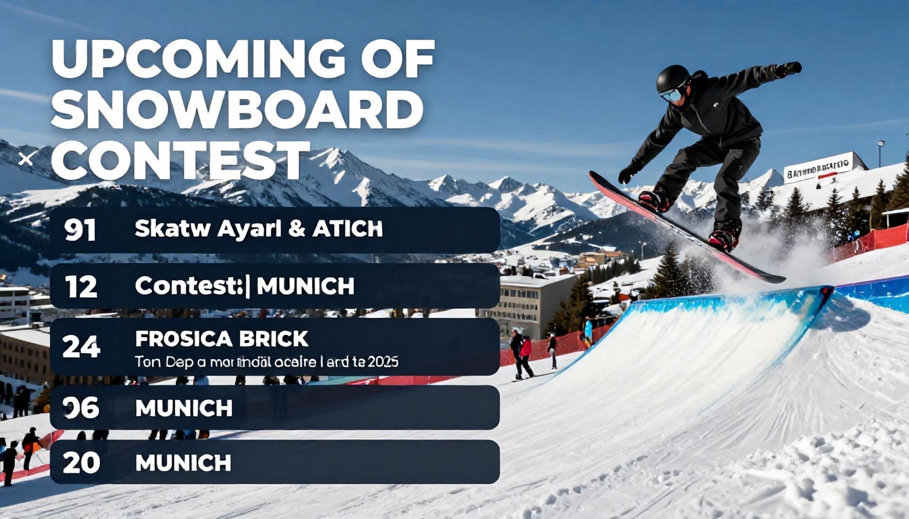 Die Zukunft des Snowboard-Contests in München