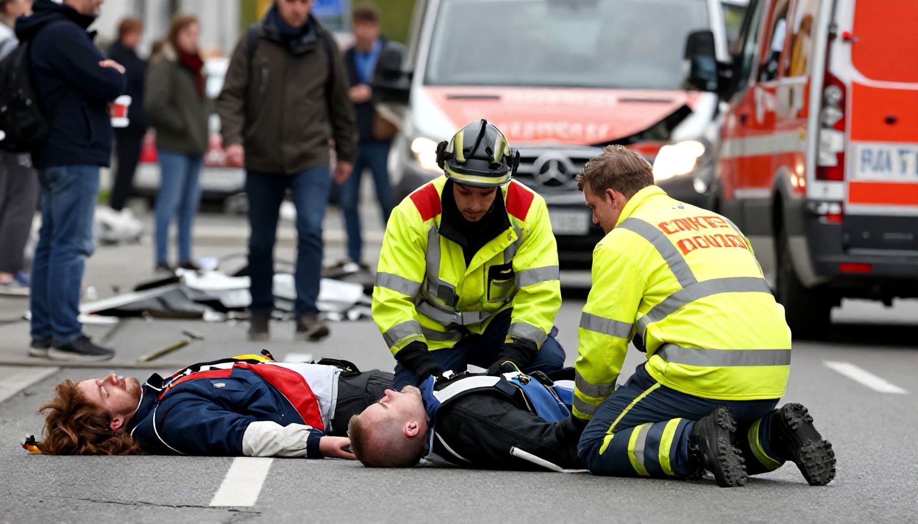 Drei Personen schwer verletzt