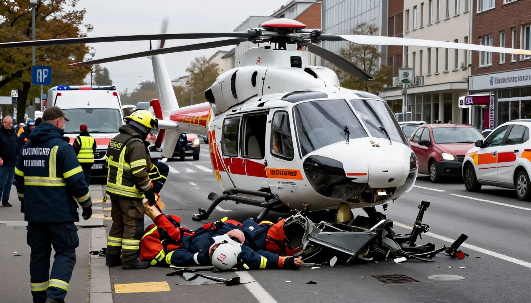 Drei Verletzte nach schwerem Unfall geborgen